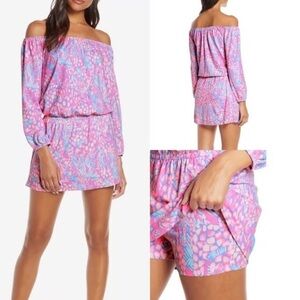 Lilly Pulitzer Lana Skort Romper - Pink Sorbet High Altitude